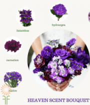 Purple Bouquet Flower Package